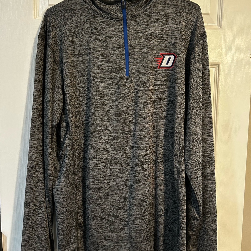 DePaul Blue Demons Gray Quarter-Zip Pullover